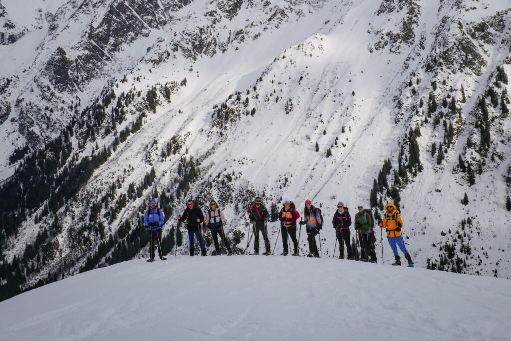 Séjour raquettes en groupe avec l'association 50nuancesdetrek